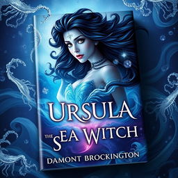 A striking book cover for "Ursula the Sea Witch," authored by Damont Brockington