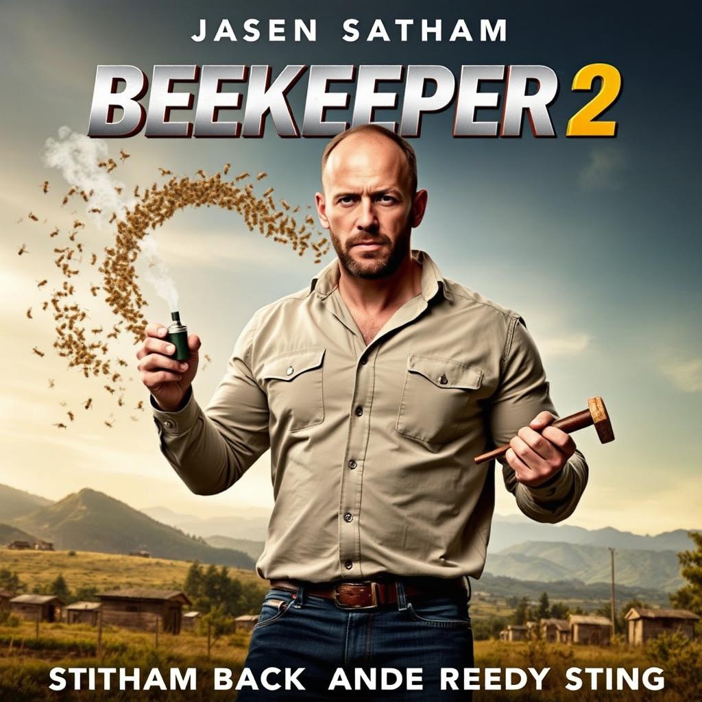 A promotional poster for the action film 'Beekeeper 2' starring Jason Statham