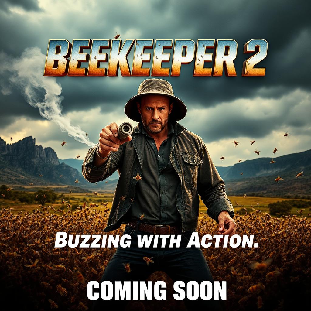 Film poster for the movie 'Beekeeper 2' starring Jason Statham