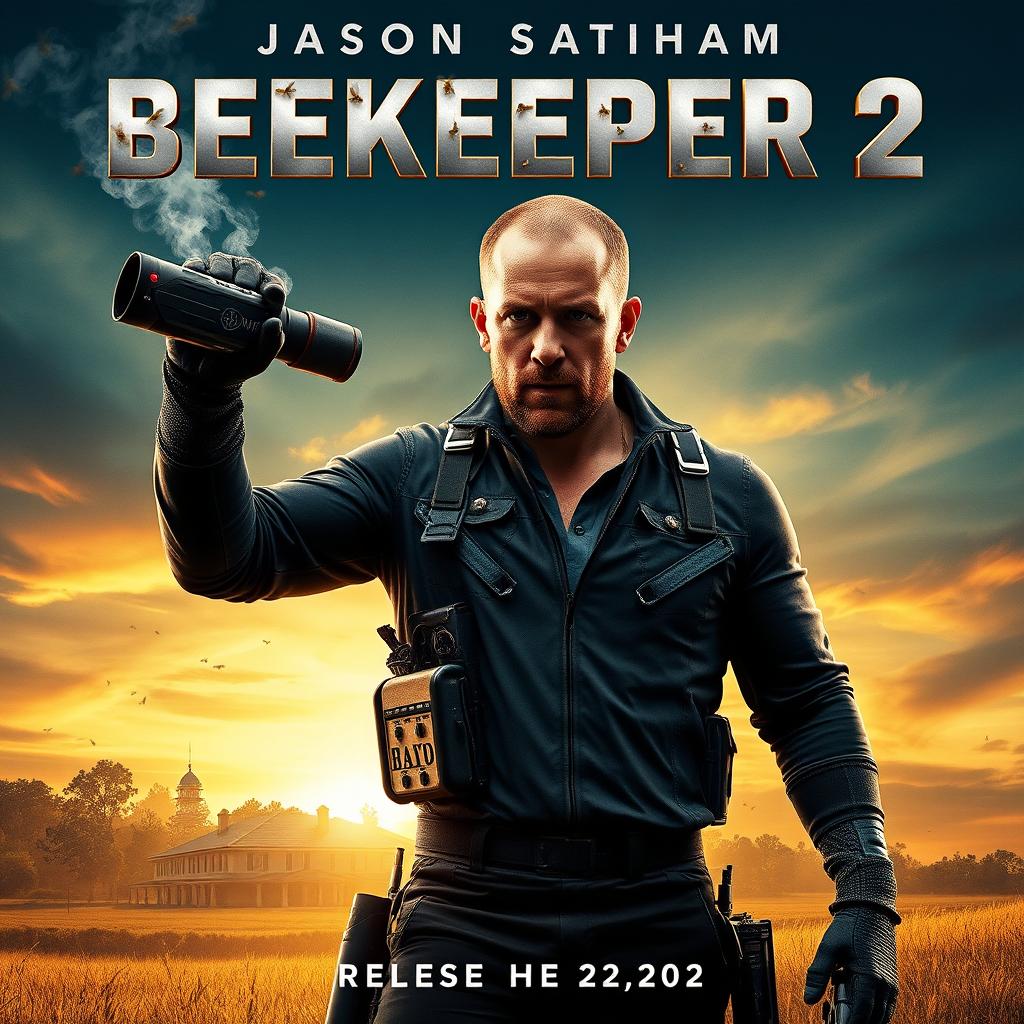 A movie poster for 'Beekeeper 2', starring Jason Statham