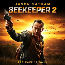 A movie poster for 'Beekeeper 2', starring Jason Statham