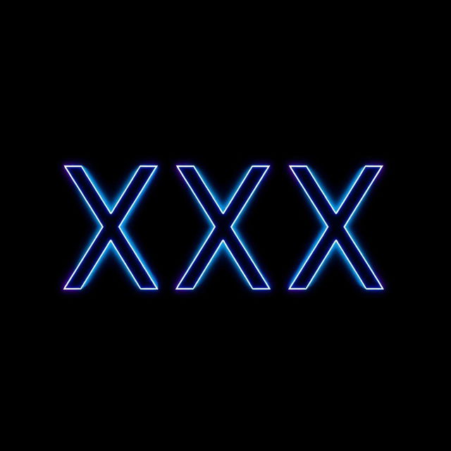 four capital letter Xs in a bold, modern font, each letter illuminated with a neon glow effect, against a dark background