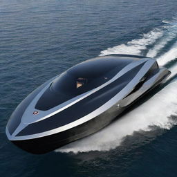 Imagine a sleek, high-speed boat that embodies the distinguished design elements and Italian aesthetics of an Alfa Romeo supercar