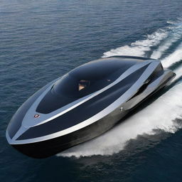 Imagine a sleek, high-speed boat that embodies the distinguished design elements and Italian aesthetics of an Alfa Romeo supercar