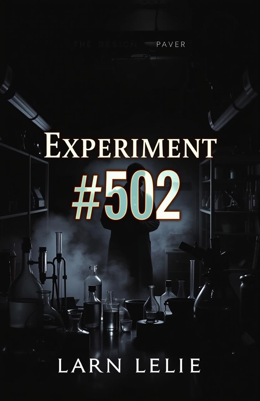 A book cover for a novel titled 'Experiment #502'