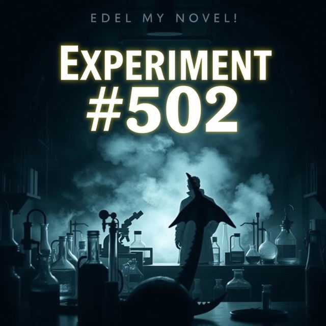 A book cover for a novel titled 'Experiment #502'