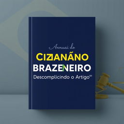 A book cover design featuring the title 'Manual do Cidadão Brasileiro: Descomplicando o Artigo 5°'