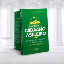 A book cover for 'Manual do Cidadão Brasileiro: Descomplicando o Artigo 5°