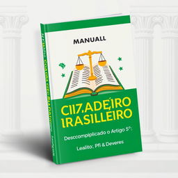 A book cover for 'Manual do Cidadão Brasileiro: Descomplicando o Artigo 5°