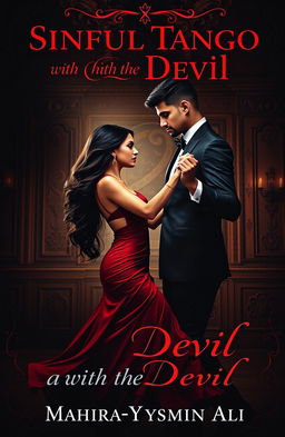 Book cover for a dark romance novel titled "Sinful Tango with the Devil"