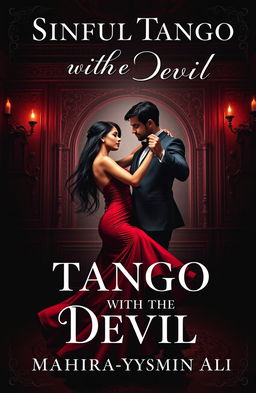 Book cover for a dark romance novel titled "Sinful Tango with the Devil"