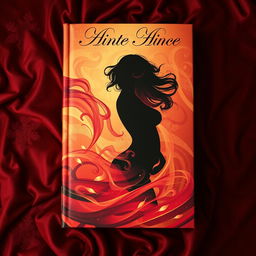 A tantalizing and alluring book cover design featuring an abstract silhouette of a sensual woman