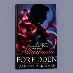 A captivating and seductive book cover design for "Allure of the Forbidden: The Therapist Daniel Akkerman"