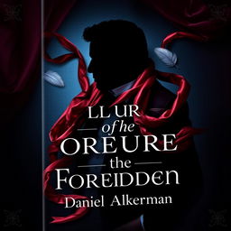 A captivating and seductive book cover design for "Allure of the Forbidden: The Therapist Daniel Akkerman"