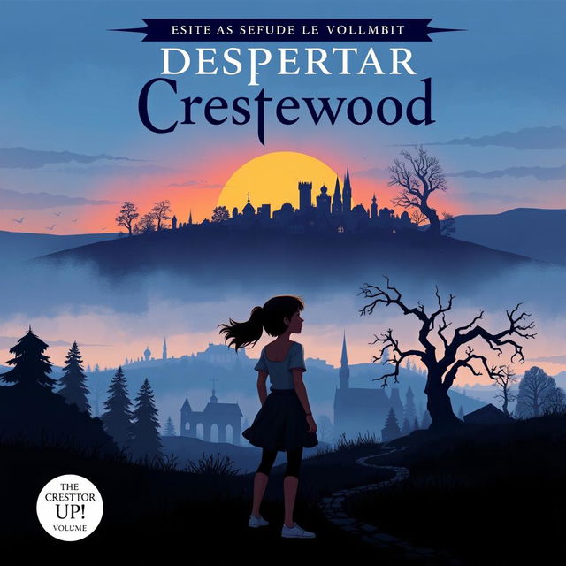 A book cover for the first volume, "Despertar," in the saga Segredos de Crestwood