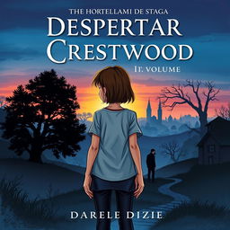 A book cover for the first volume, "Despertar," in the saga Segredos de Crestwood