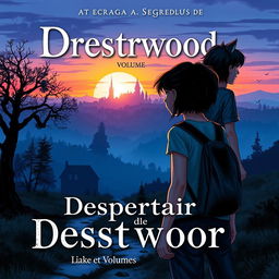 A book cover for the first volume, "Despertar," in the saga Segredos de Crestwood