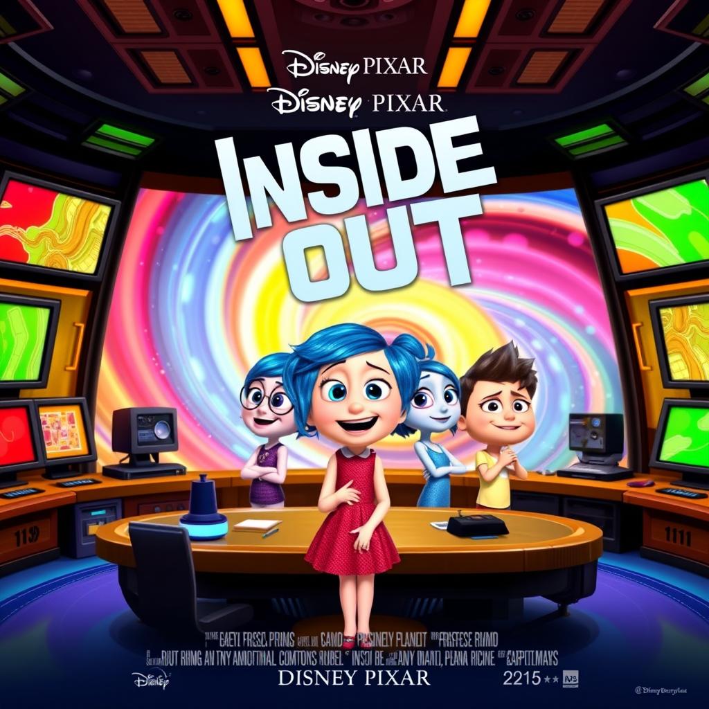 A Disney Pixar movie poster for 'Inside Out 109'