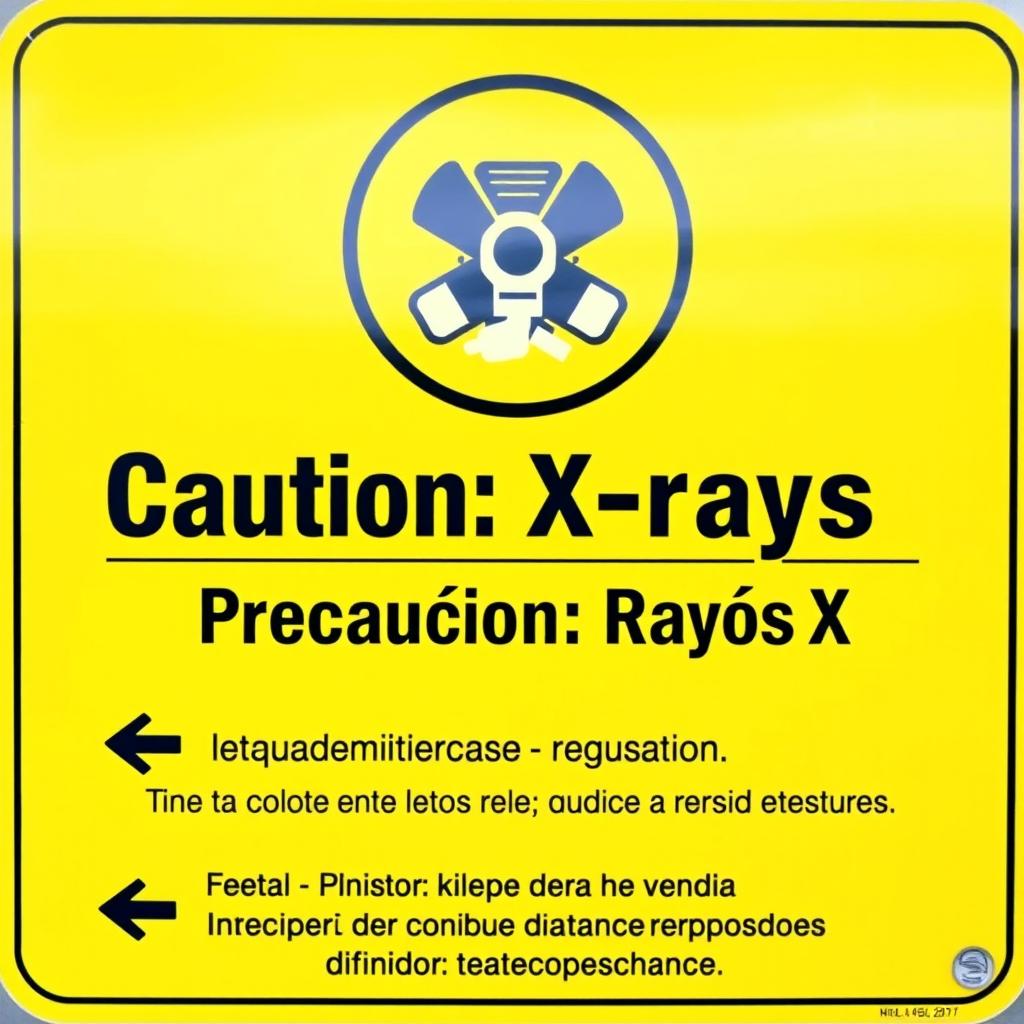 A detailed and informative X-ray sign