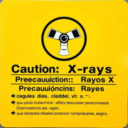 A detailed and informative X-ray sign