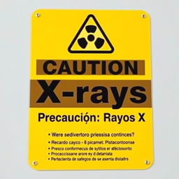 A detailed and informative X-ray sign