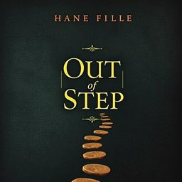 An enchanting book cover for the novel titled 'Out of Step'