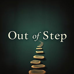 An enchanting book cover for the novel titled 'Out of Step'