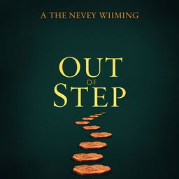 An enchanting book cover for the novel titled 'Out of Step'