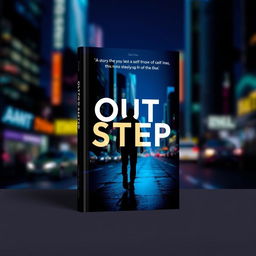 A striking and visually captivating book cover titled "Out of Step"