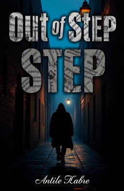 A compelling and mysterious book cover for "Out of Step"