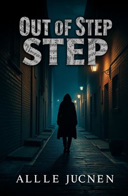 A compelling and mysterious book cover for "Out of Step"