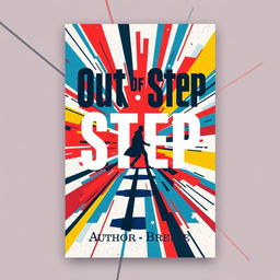 A captivating book cover for the title 'Out of Step'