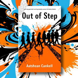 Design an eye-catching book cover for 'Out of Step'