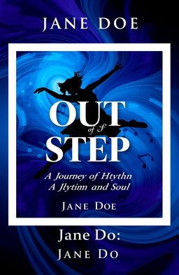 A dynamic and captivating book cover design for a novel titled "Out of Step