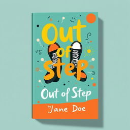 A compelling and visually striking book cover for a novel titled "Out of Step