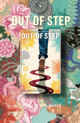 A captivating book cover for the title "OUT OF STEP"