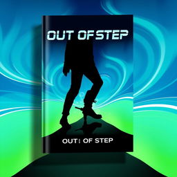 A dynamic book cover designed for the title "OUT OF STEP"