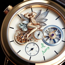 A luxurious "Lady Faerie Metier d'Art" concept watch showcasing an intricate design with a fairy theme