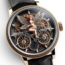 A luxurious "Lady Faerie Metier d'Art" concept watch showcasing an intricate design with a fairy theme