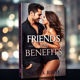 A captivating book cover design for the title 'Friends with Benefits,' authored by Mona Rich