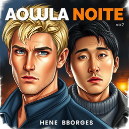 A realistic drawing for the cover of the book "Aquela Noite Volume 2" written by Hene Borges