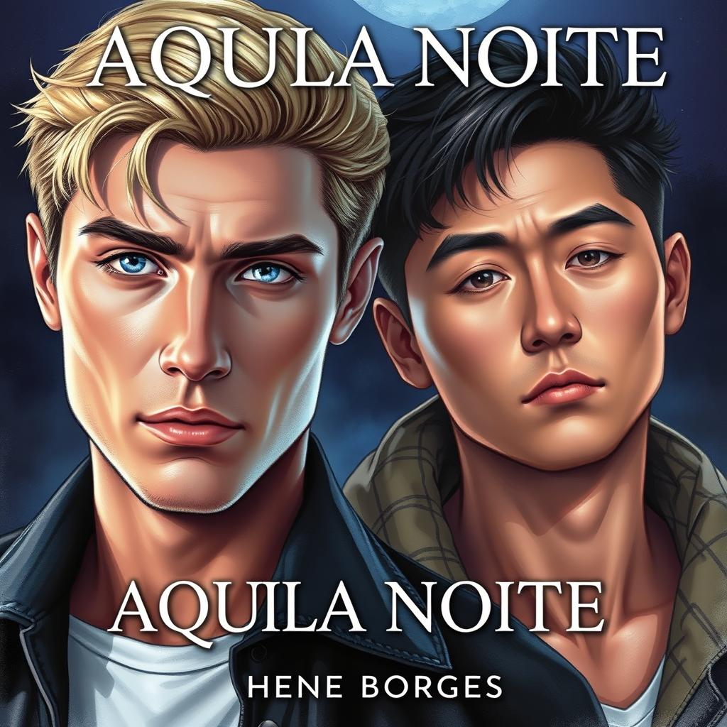 A realistic drawing for the cover of the book "Aquela Noite Volume 2" written by Hene Borges