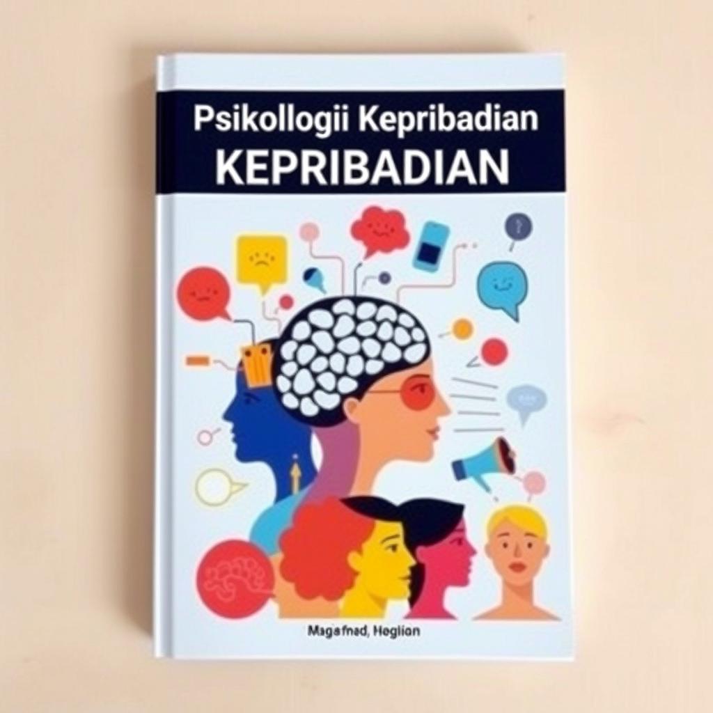 A captivating and educational book cover for a textbook on personality psychology