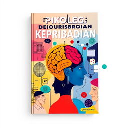 A captivating and educational book cover for a textbook on personality psychology