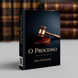 A book cover design titled "O Processo" by Dra