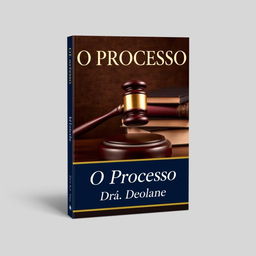 A book cover design titled "O Processo" by Dra