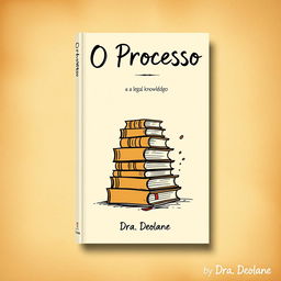 A book cover design titled "O Processo" by Dra