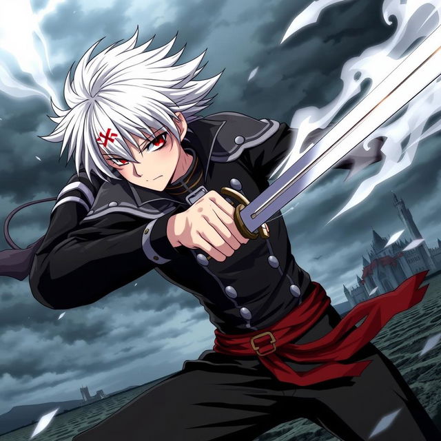 Allen Walker, the main protagonist from the anime series D