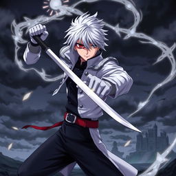 Allen Walker, the main protagonist from the anime series D