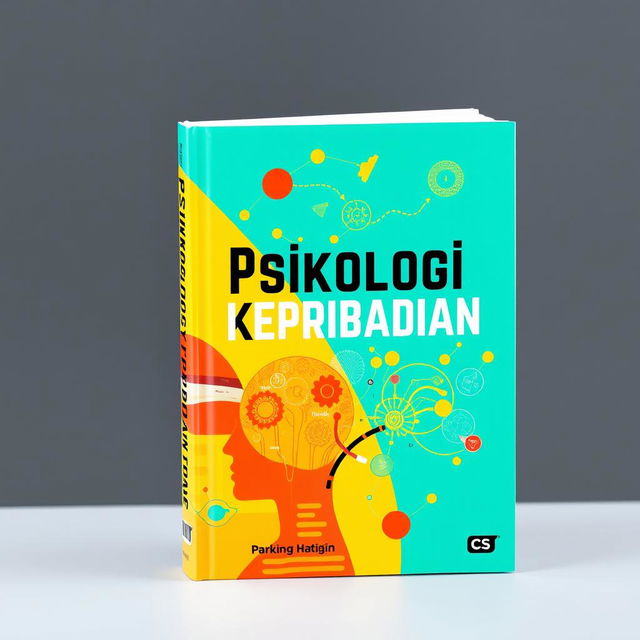 A vibrant and eye-catching book cover for a personality psychology book